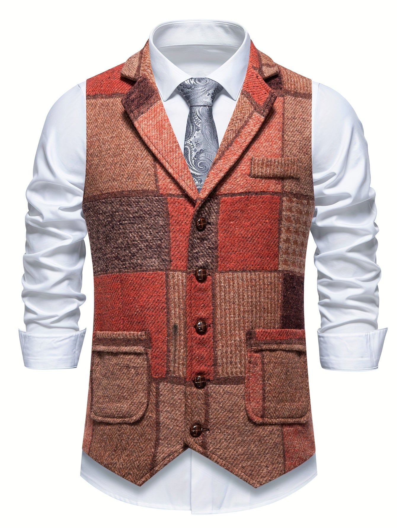 David - Classic Patchwork Vest
