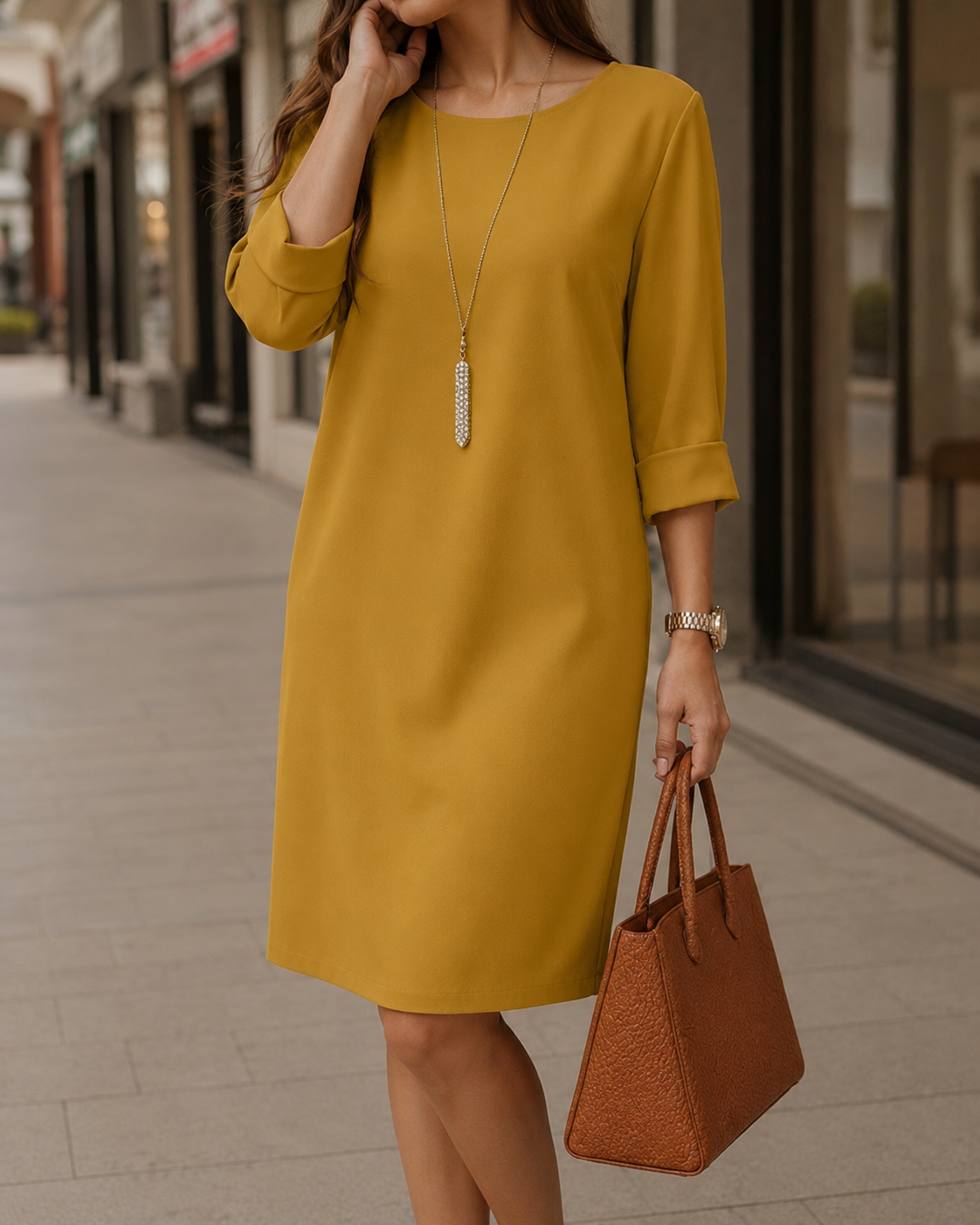 Mariah - Relaxed Midi Dress