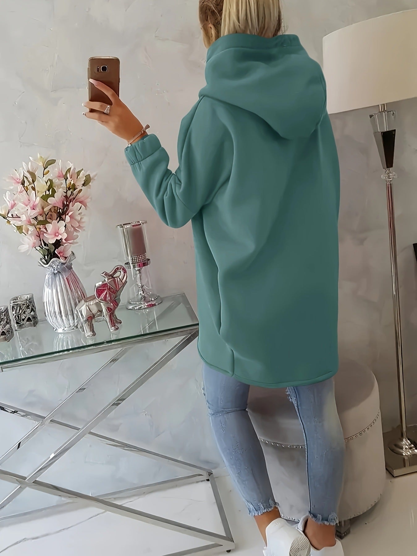 Nalla - Casual Zip-Up Hoodie with Pockets