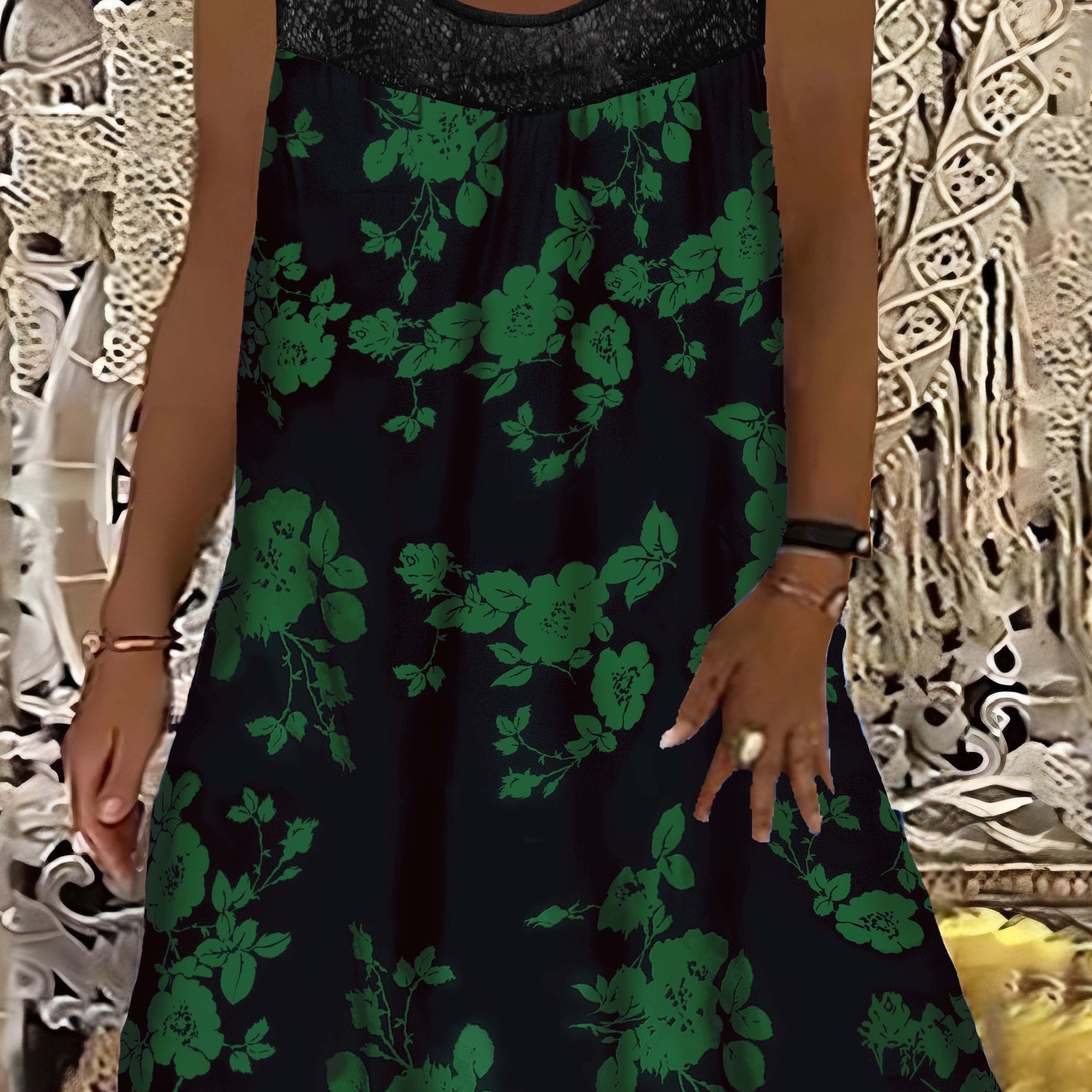 Rana - Floral Lace Summer Dress