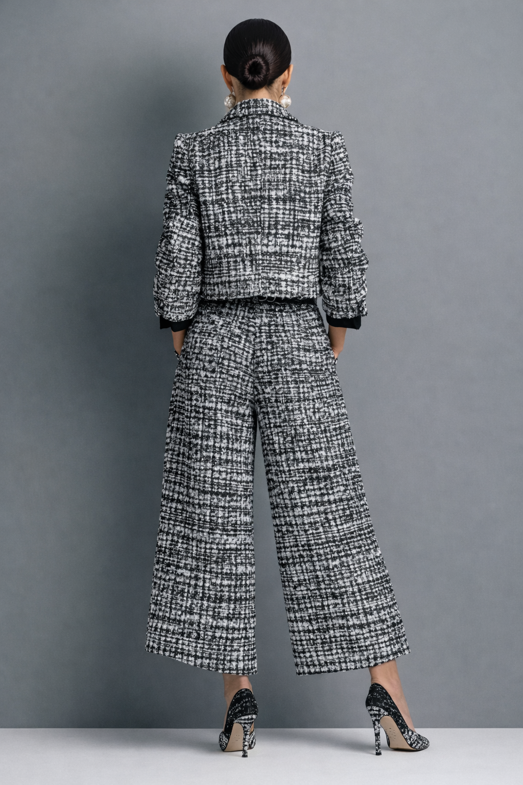 Davina - Structured Tweed Two-Piece Suit