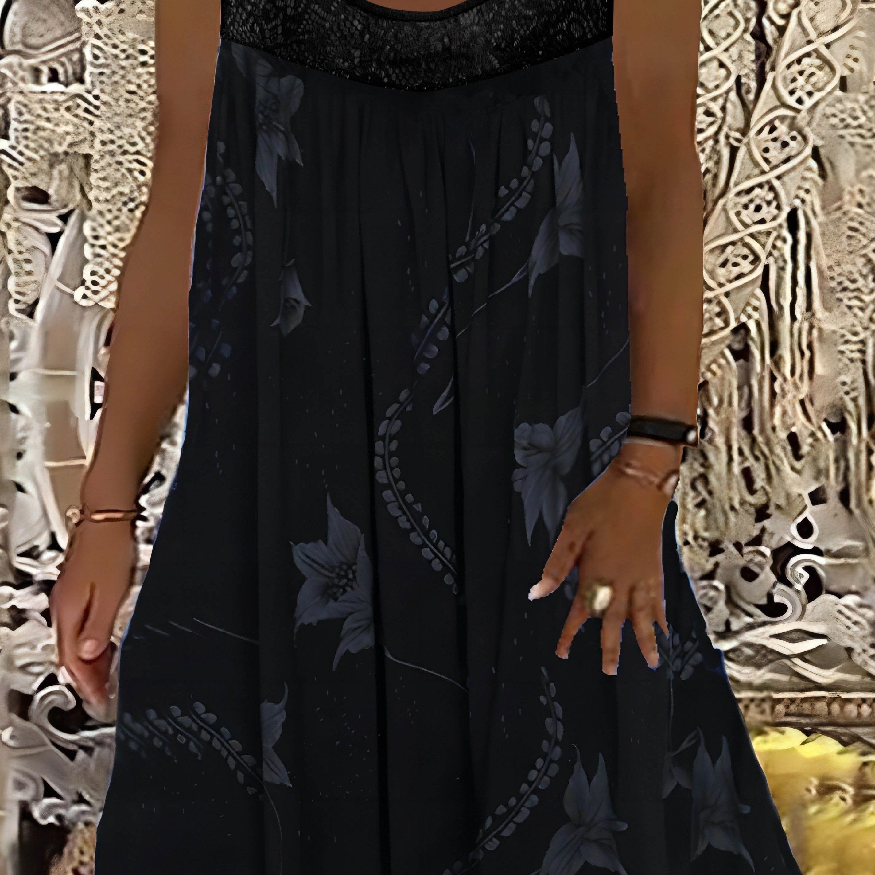 Rana - Floral Lace Summer Dress