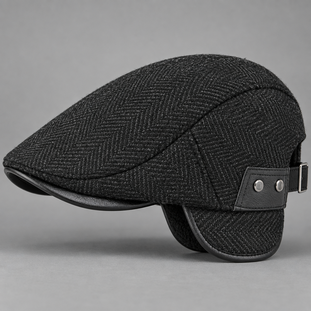 Holden – Vintage Herringbone Flat Cap