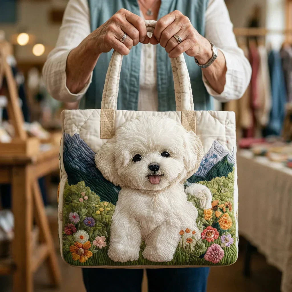 Lulu – Enchanted Dog Handmade Quilted Tote Bag