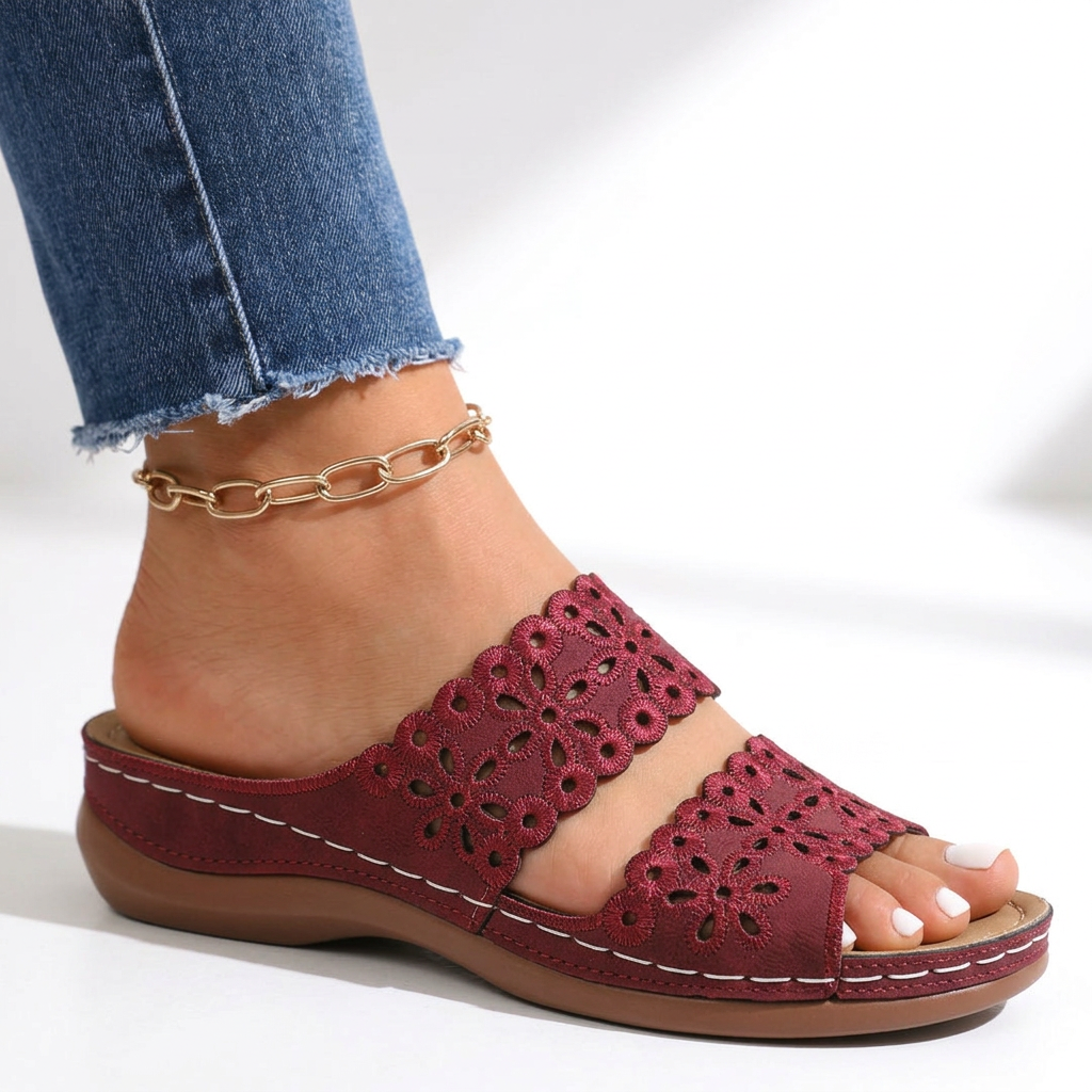 Joanna - Floral Sandal