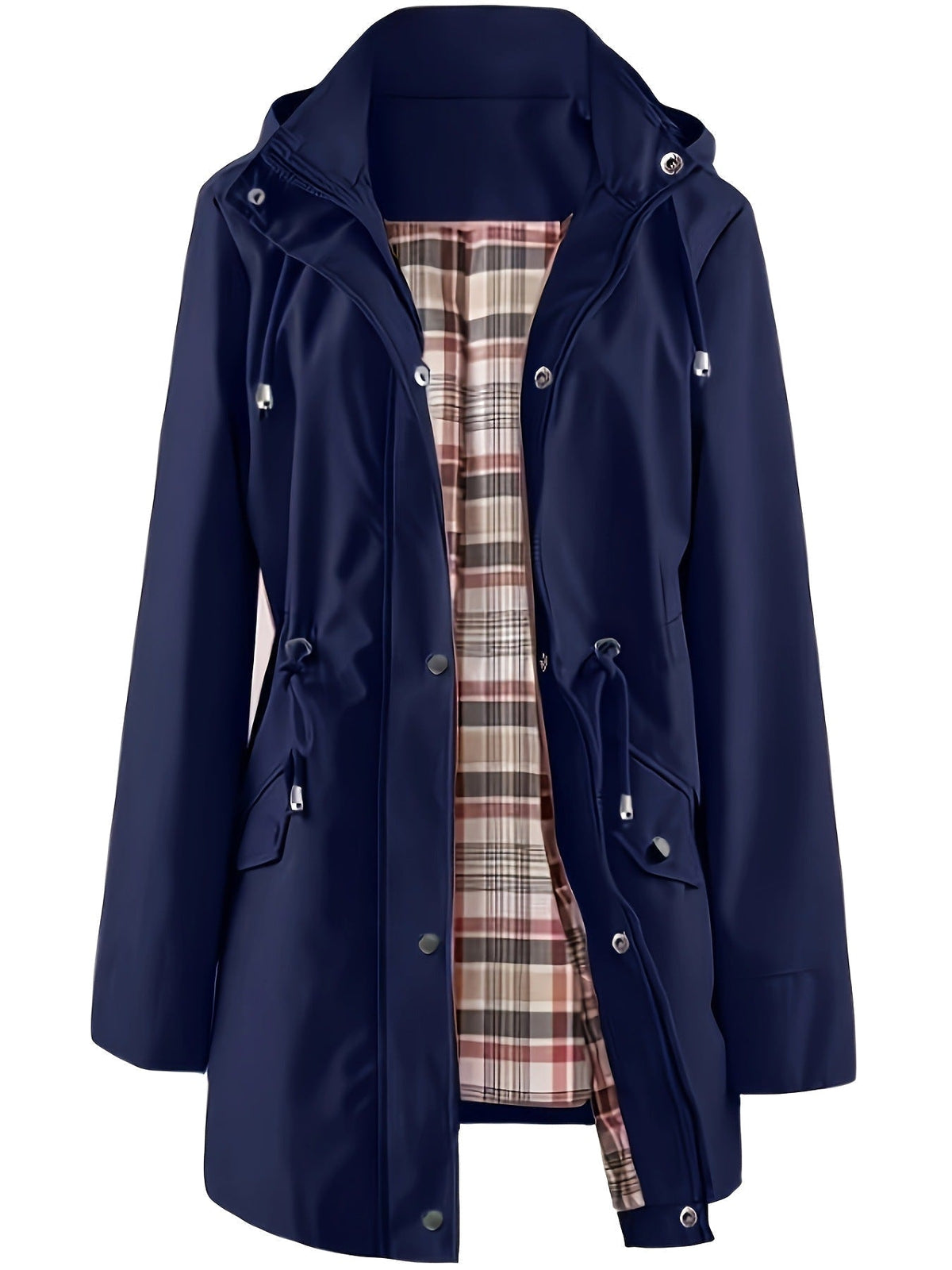 Alondra - Tartan-Lined Rain Parka