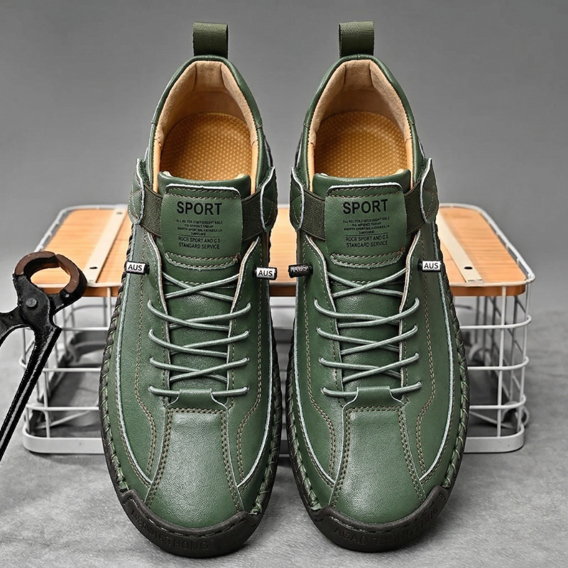Wyatt - Hawthorne Leather Sneakers