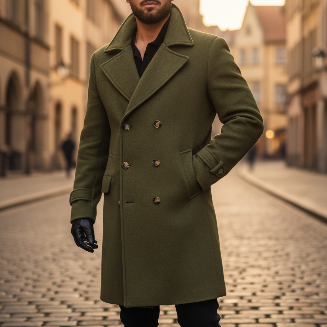 Micheal - Double Breasted Wool Coat