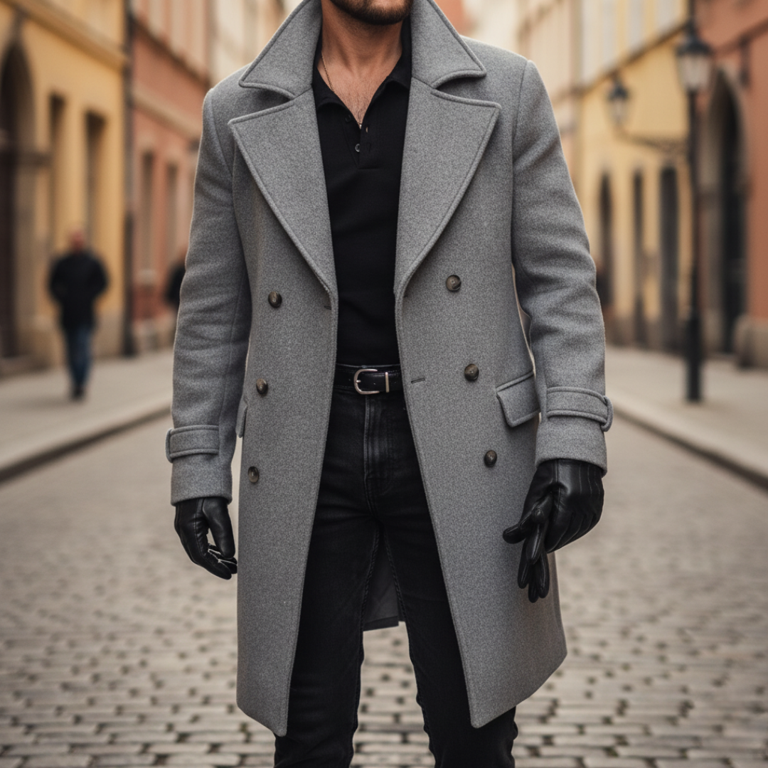 Micheal - Double Breasted Wool Coat