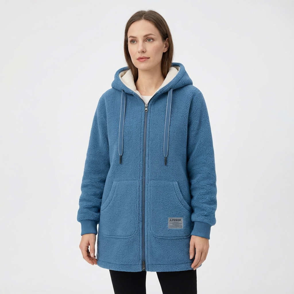 Delaney - Soft Fleece Hooded Jacket