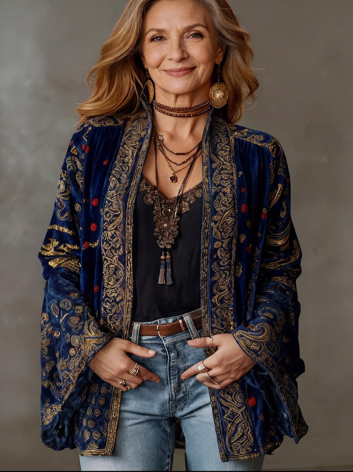 Alora - Boho Kimono Jacket