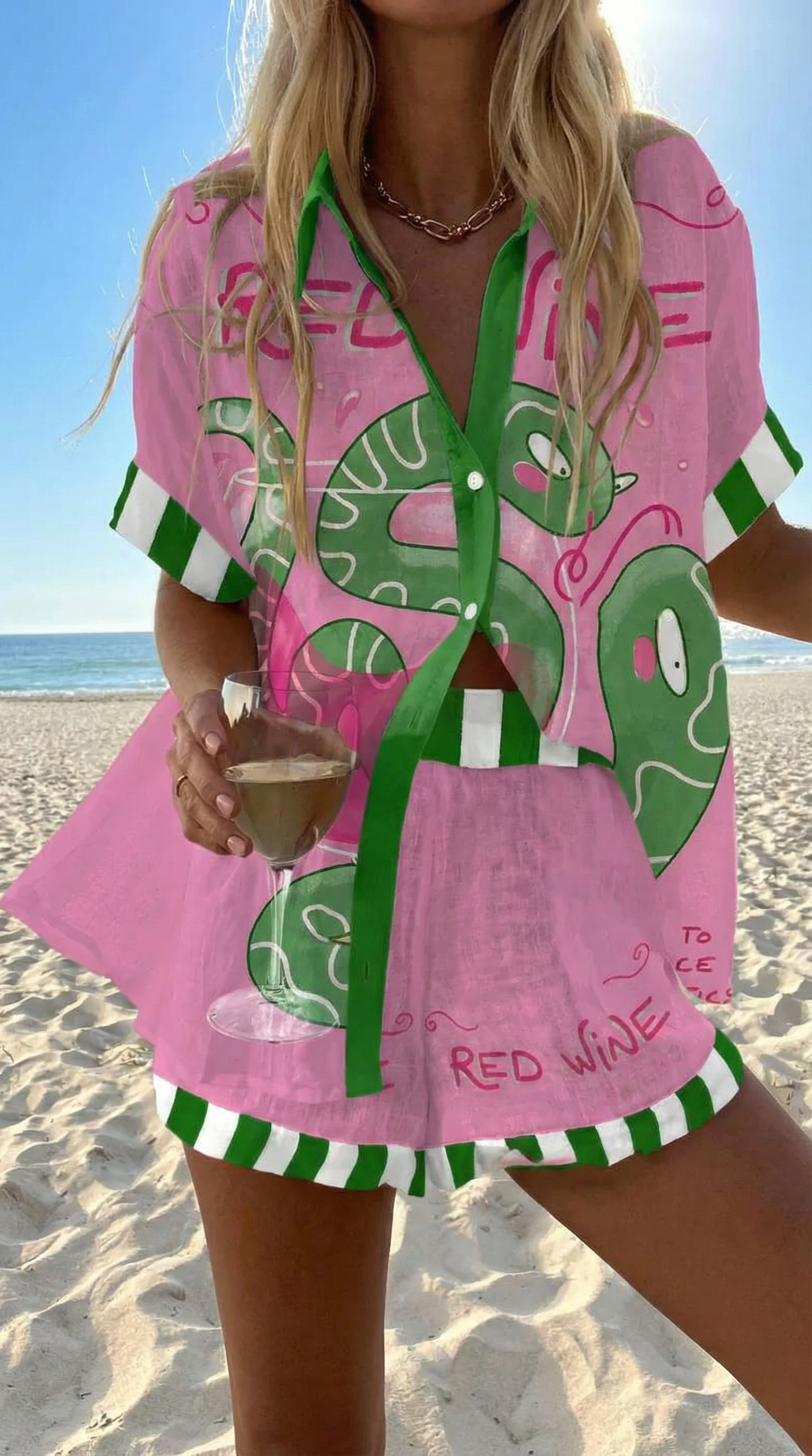 Jen -  2-Piece Summer Linen Co-Ord Set