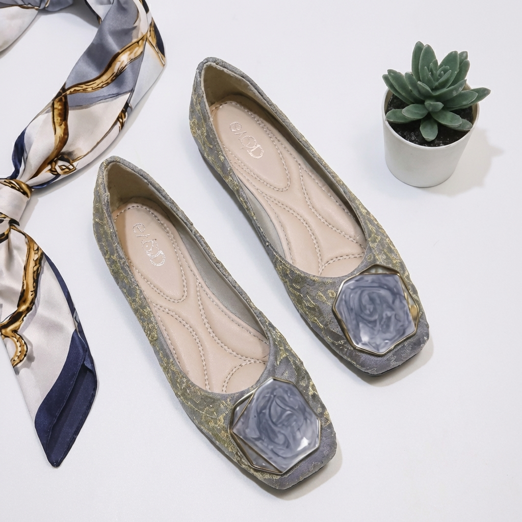 Laura - Mesh Ballet Flats