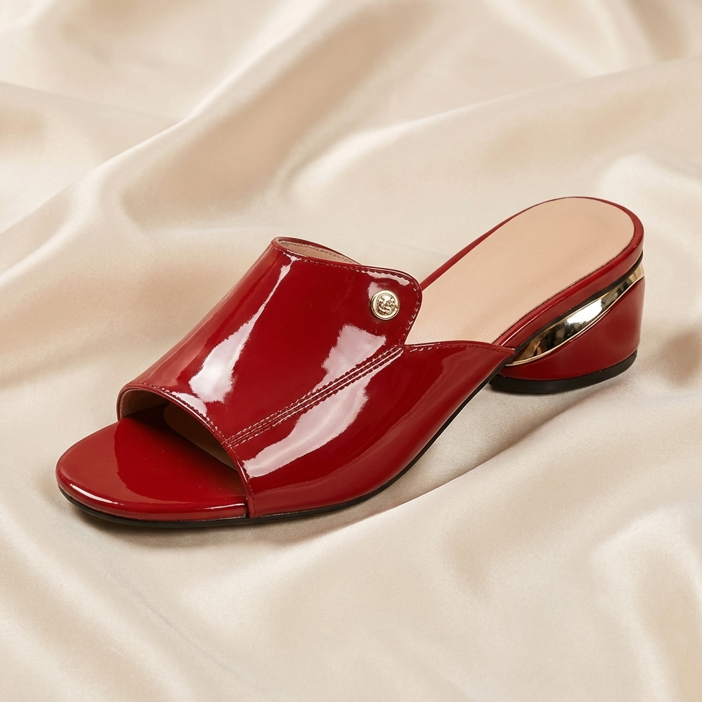 Ella - Patent Slide Heels