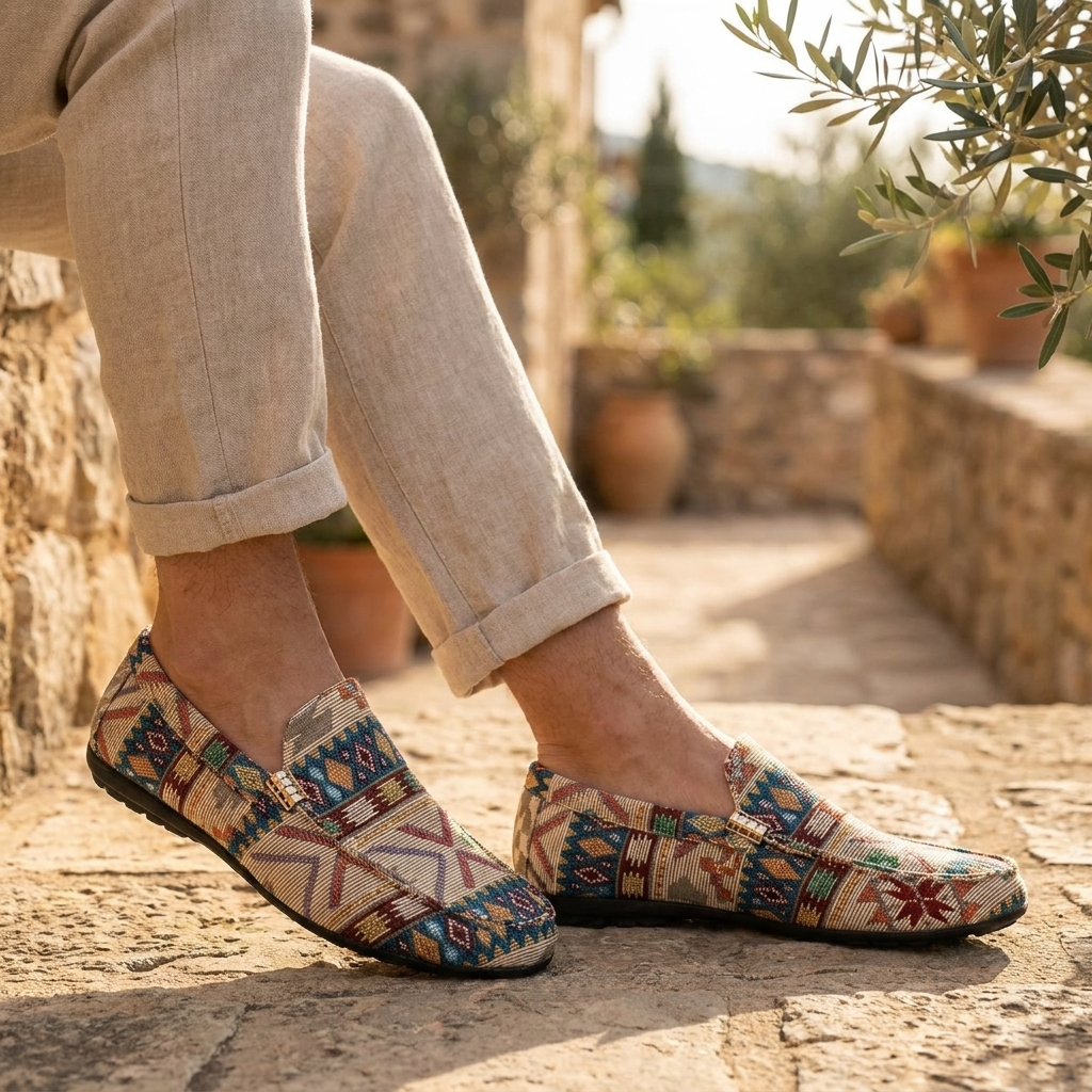 Philip - Lightweight Ethnic Loafers