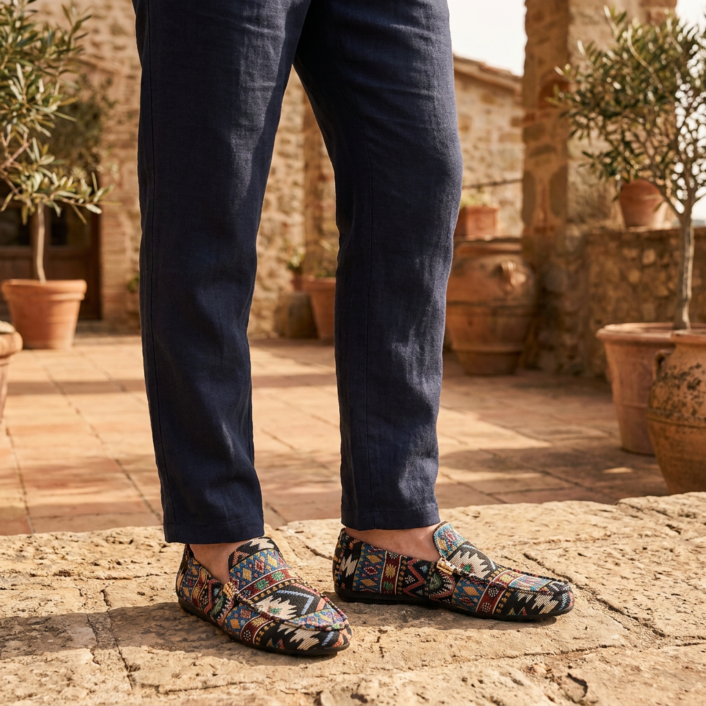 Philip - Lightweight Ethnic Loafers