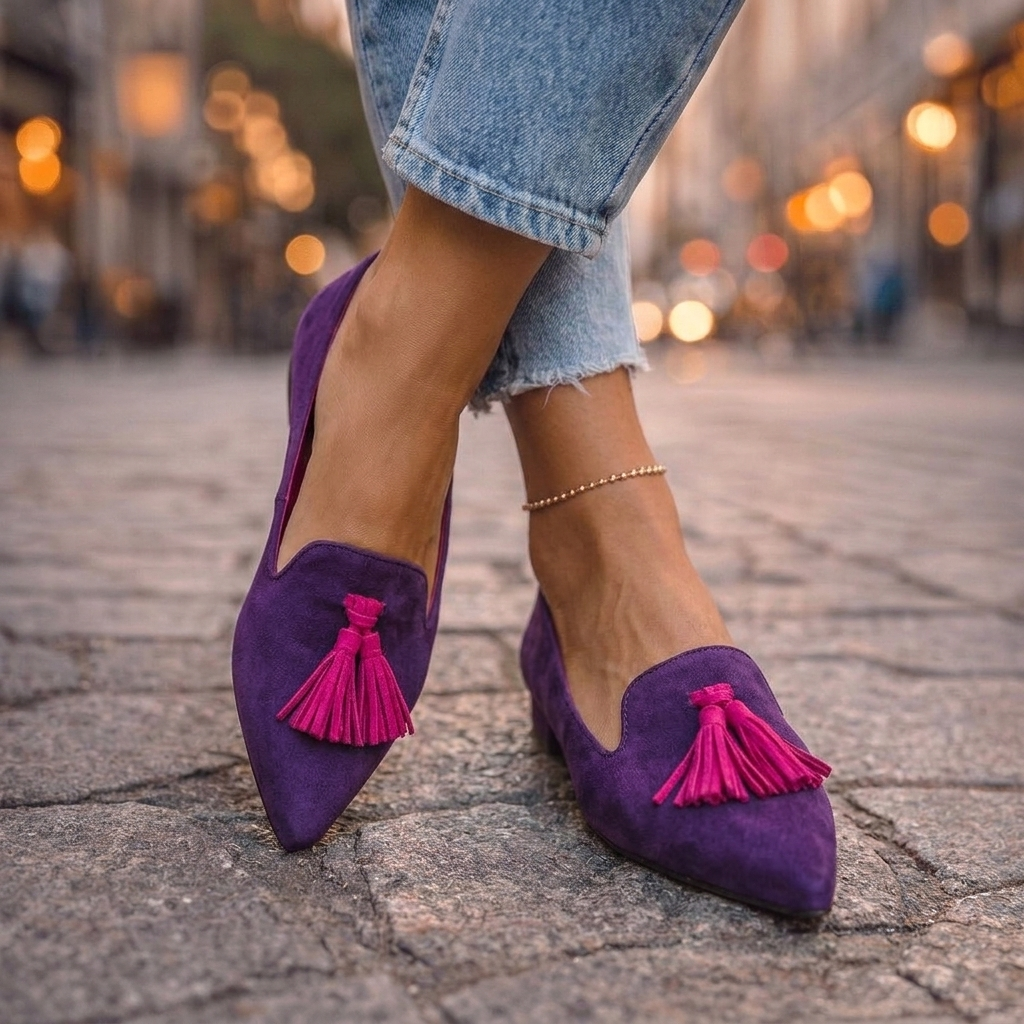 Liv - Pointed Slip-On Flats