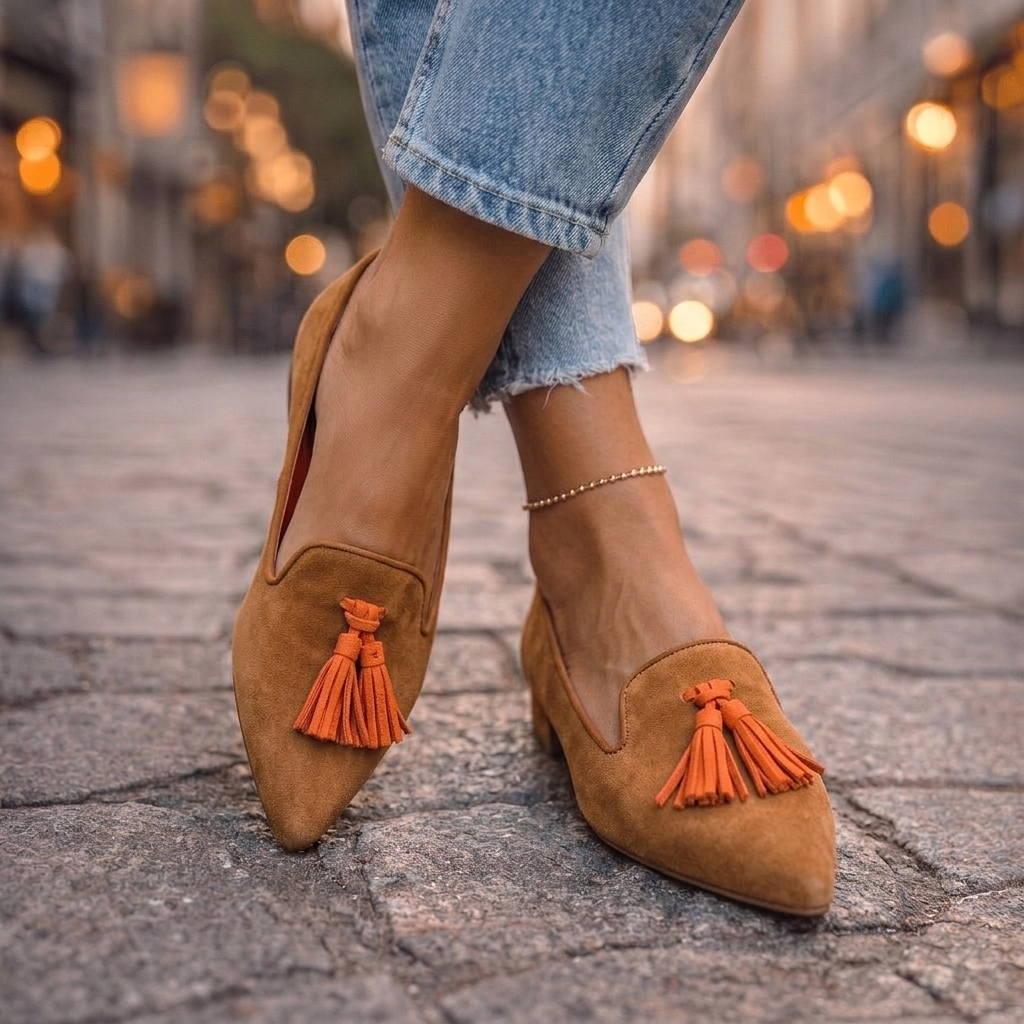 Liv - Pointed Slip-On Flats