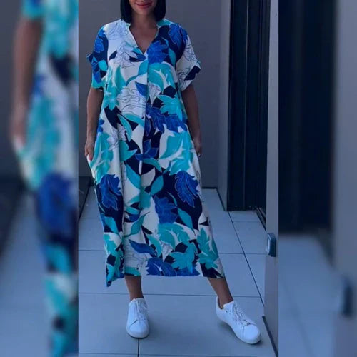 Eliza – Flowing Floral Wrap Dress