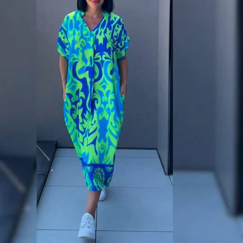 Eliza – Flowing Floral Wrap Dress