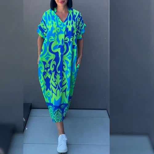 Eliza – Flowing Floral Wrap Dress