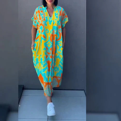 Eliza – Flowing Floral Wrap Dress