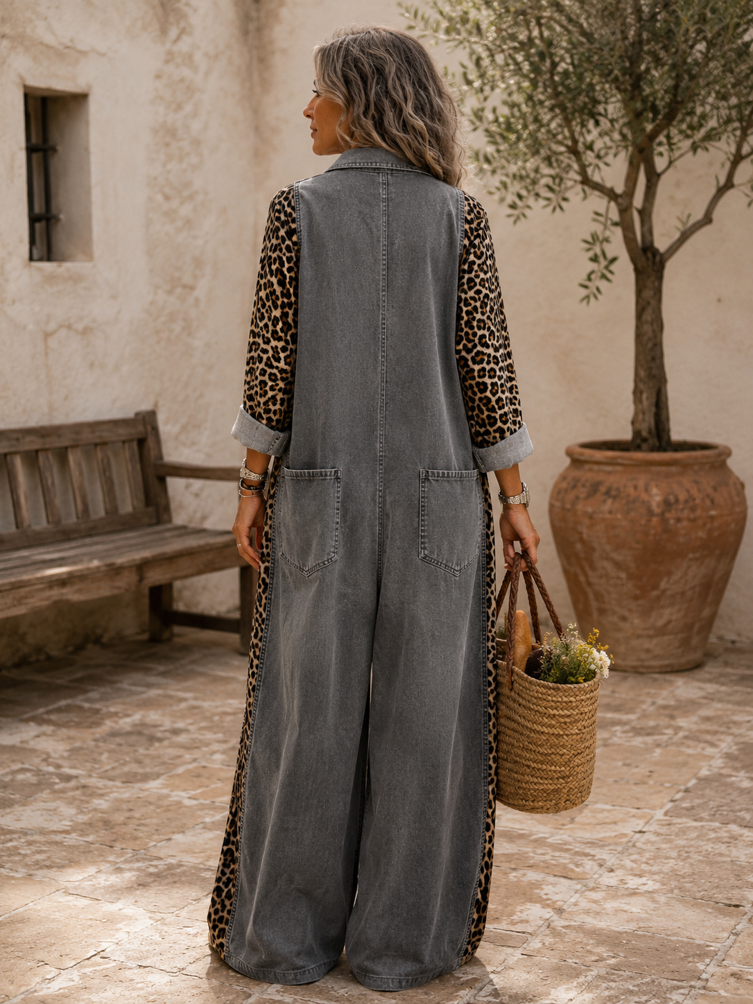 Emma – Relaxed Denim One-Piece Jumpsuit
