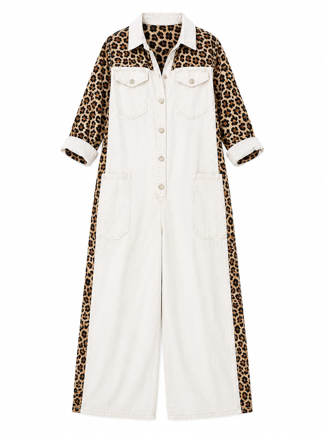 Emma – Relaxed Denim One-Piece Jumpsuit