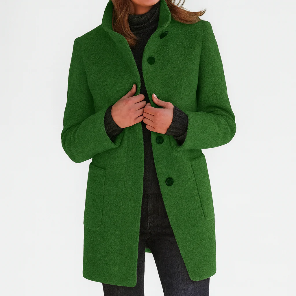 Vanessa - Elegant Midi Wool Coat