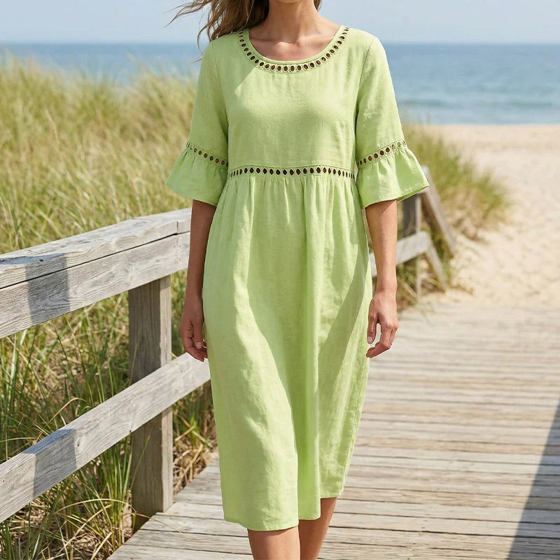 Azy – Breezy Linen Midi Dress