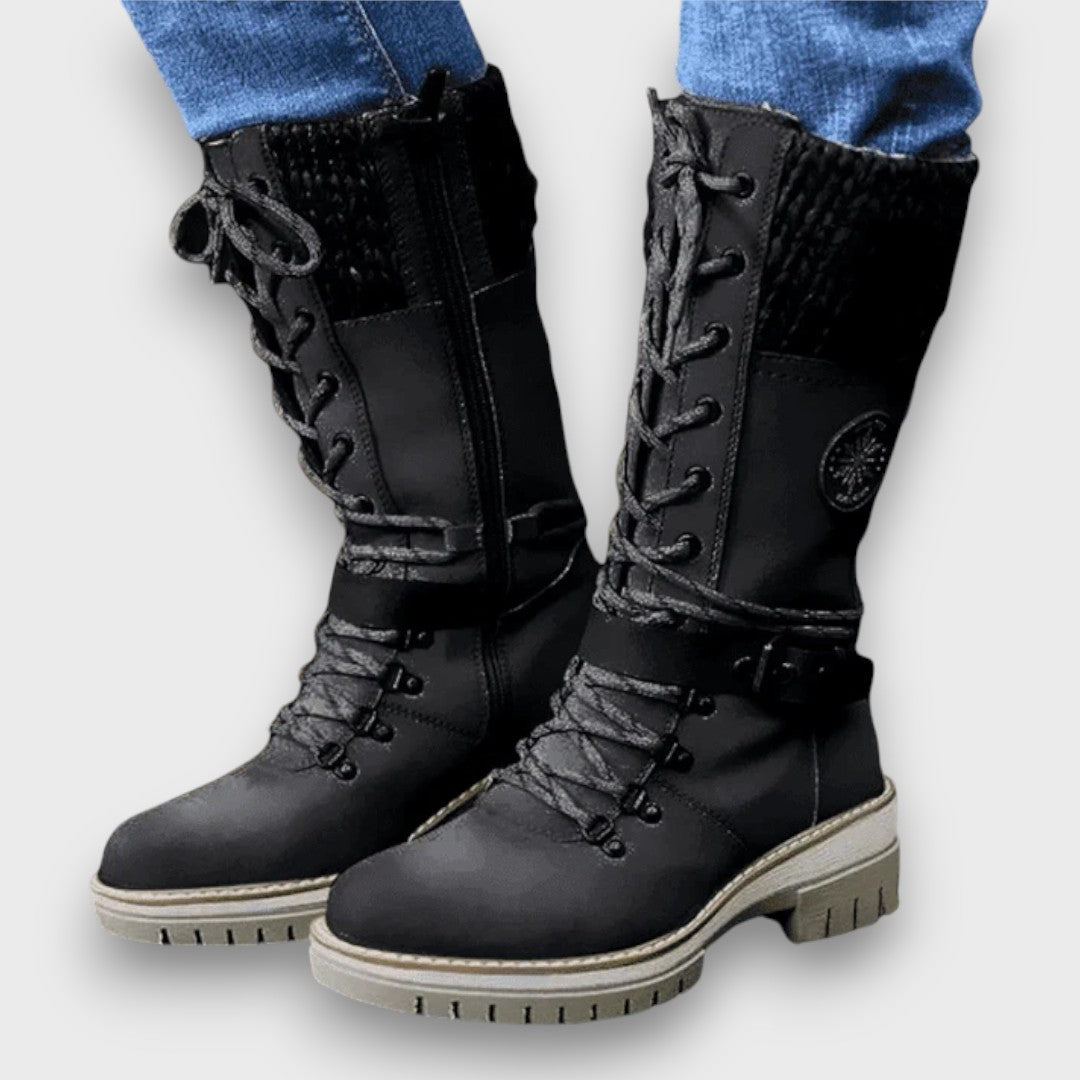 Ericca - Lace-Up Winter Boots