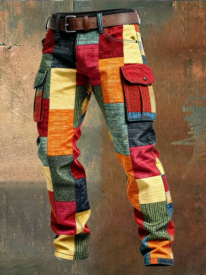 Damian - Patchwork Cargo Pants
