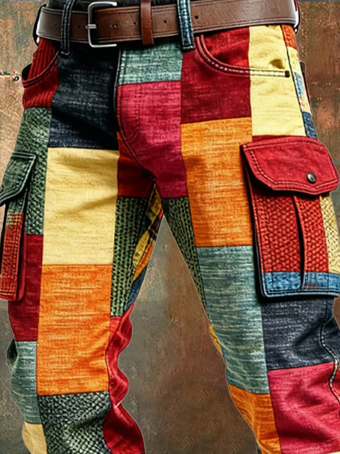 Damian - Patchwork Cargo Pants
