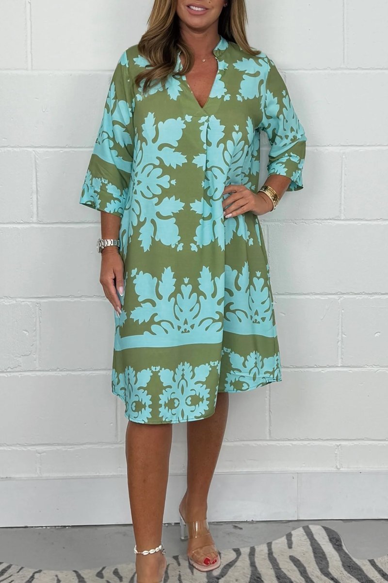 Vivian – Radiant Spring Dress with Long Sleeves