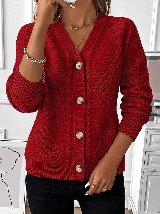 Nellie – Vintage Cable Knit Cardigan