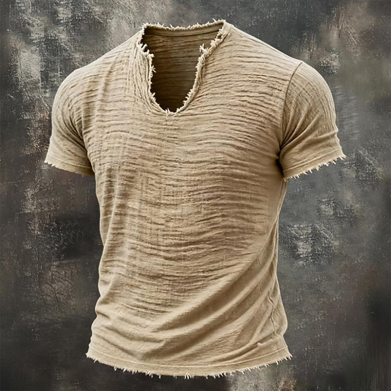 Johnny - Vintage V-Neck Everyday T-Shirt