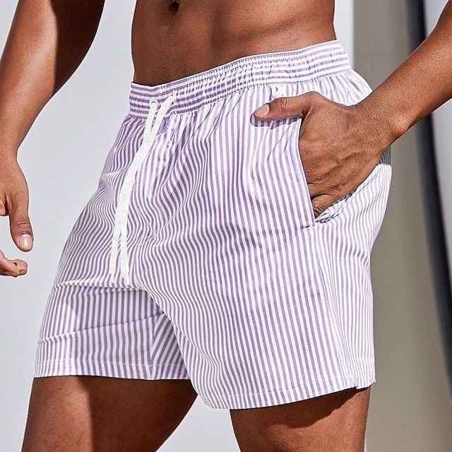 Bobby - Men's Striped Summer Shorts