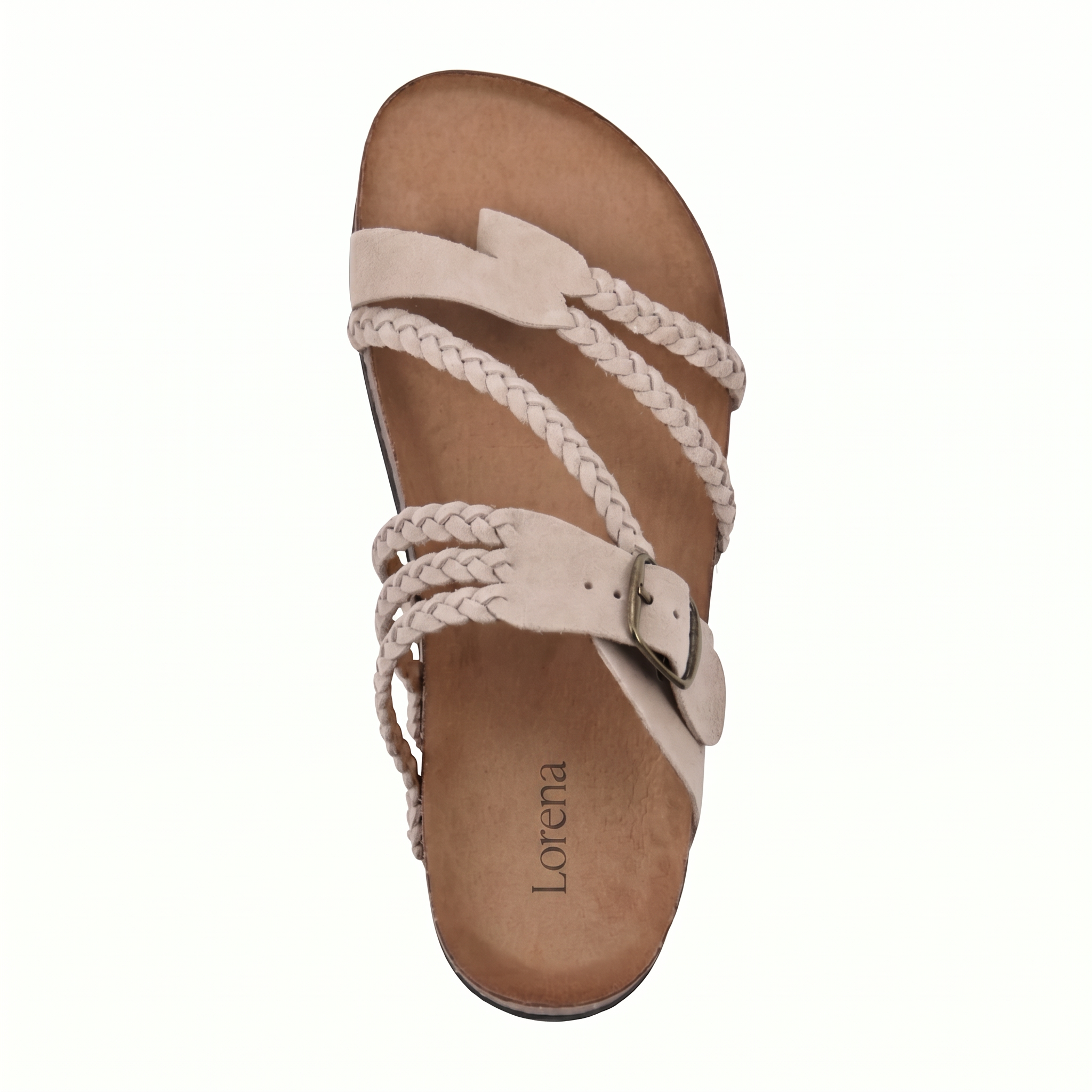 Jocelyn - Braided Cork Sandals