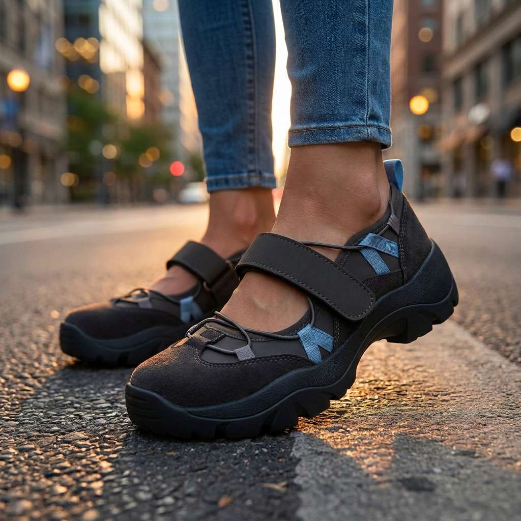 Claudia - Velcro Comfort Loafers
