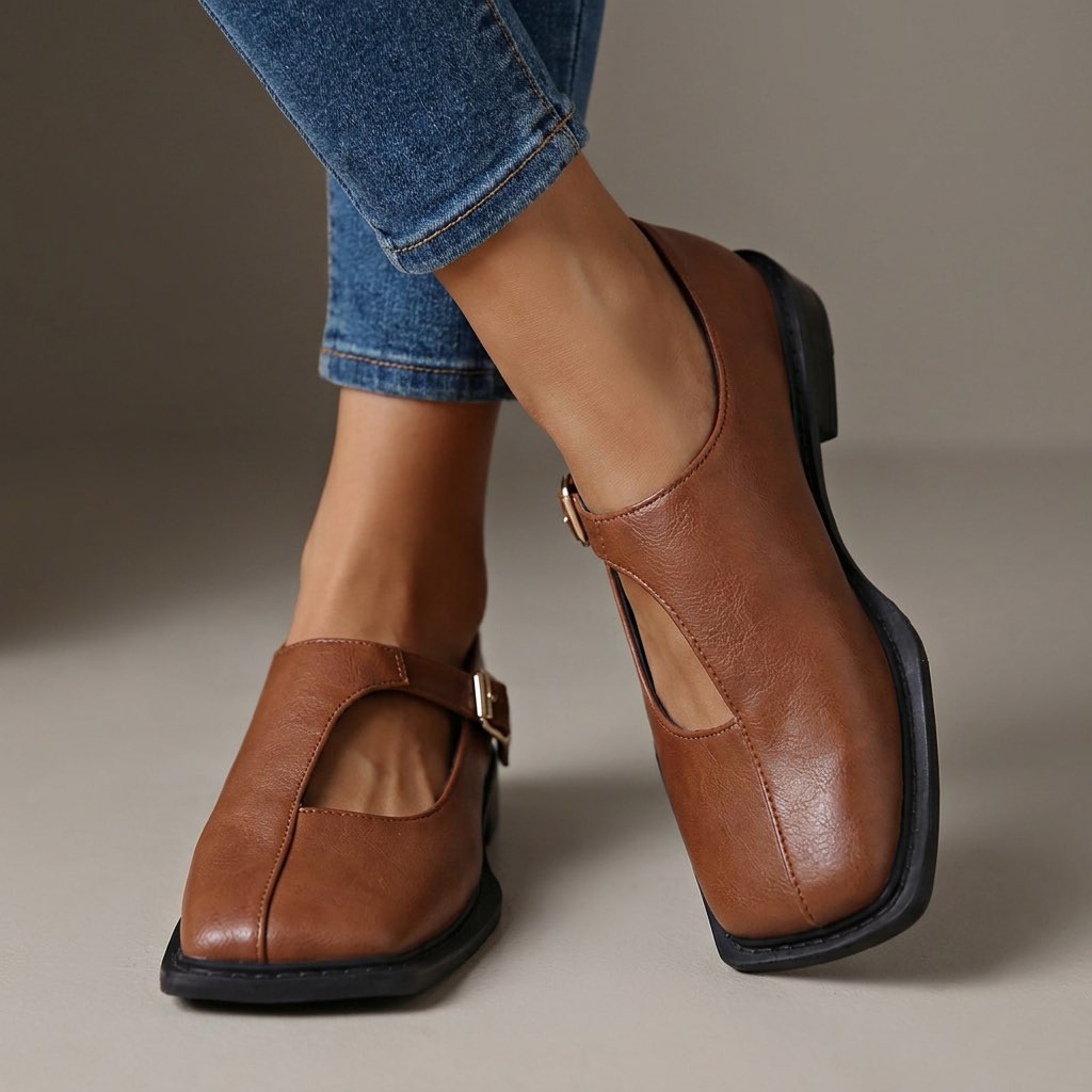 Eva - Comfort Leather Flats