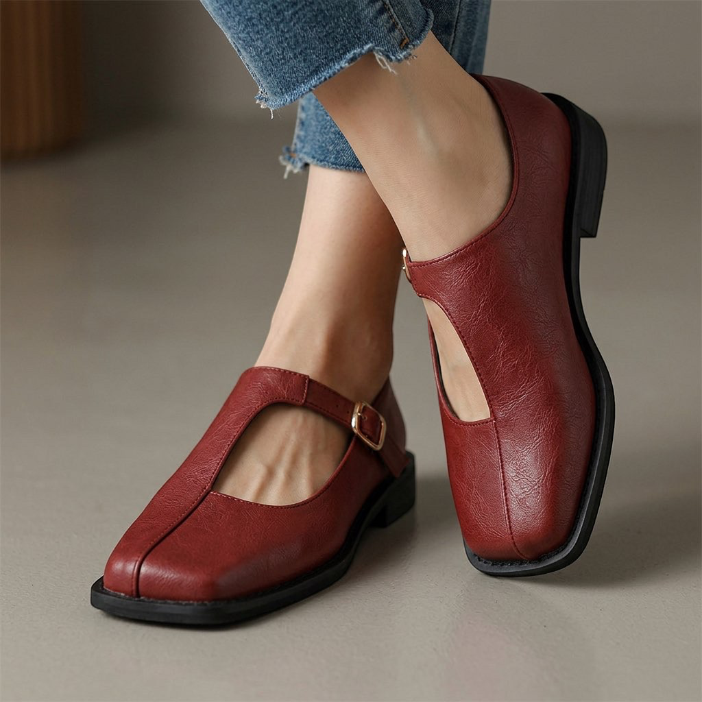 Eva - Comfort Leather Flats
