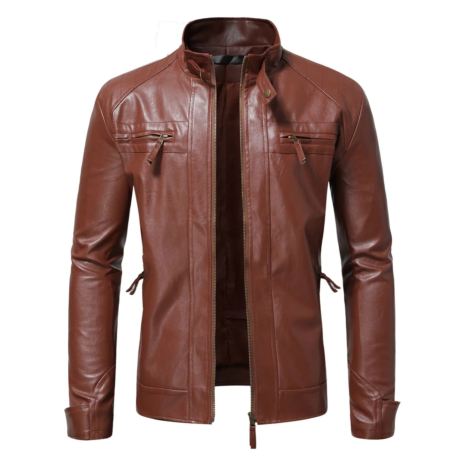 Michael - Elegant Men's Leather Jacket