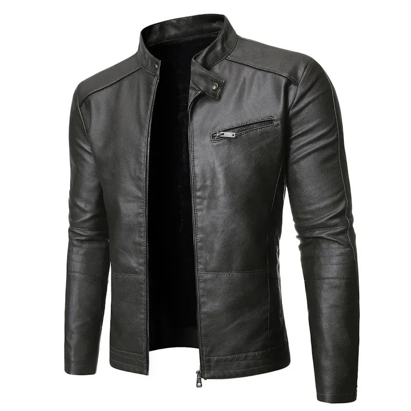 Adam - Elegant Leather Jacket