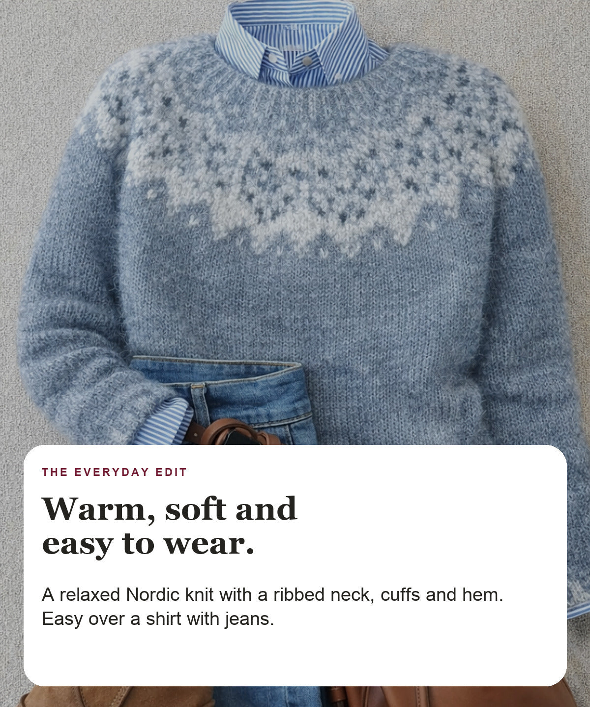 Aliyah - Nordic Knit Sweater