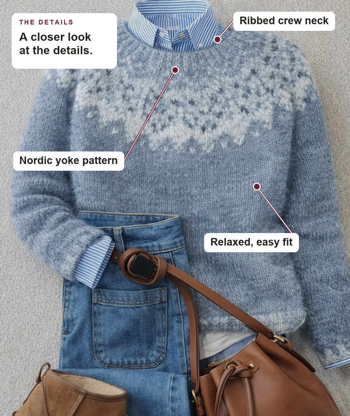 Aliyah - Nordic Knit Sweater