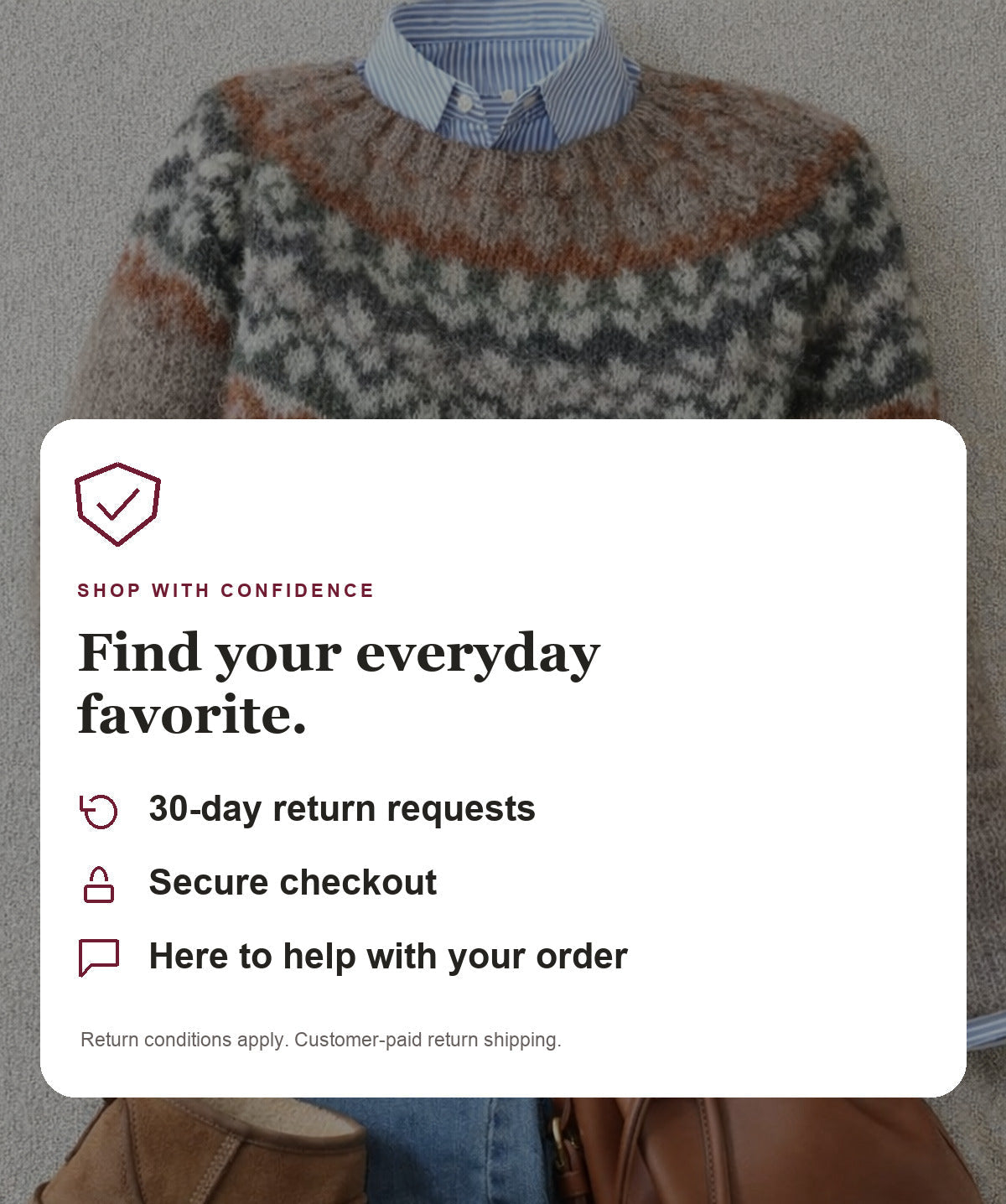 Colette - Nordic Knit Sweater