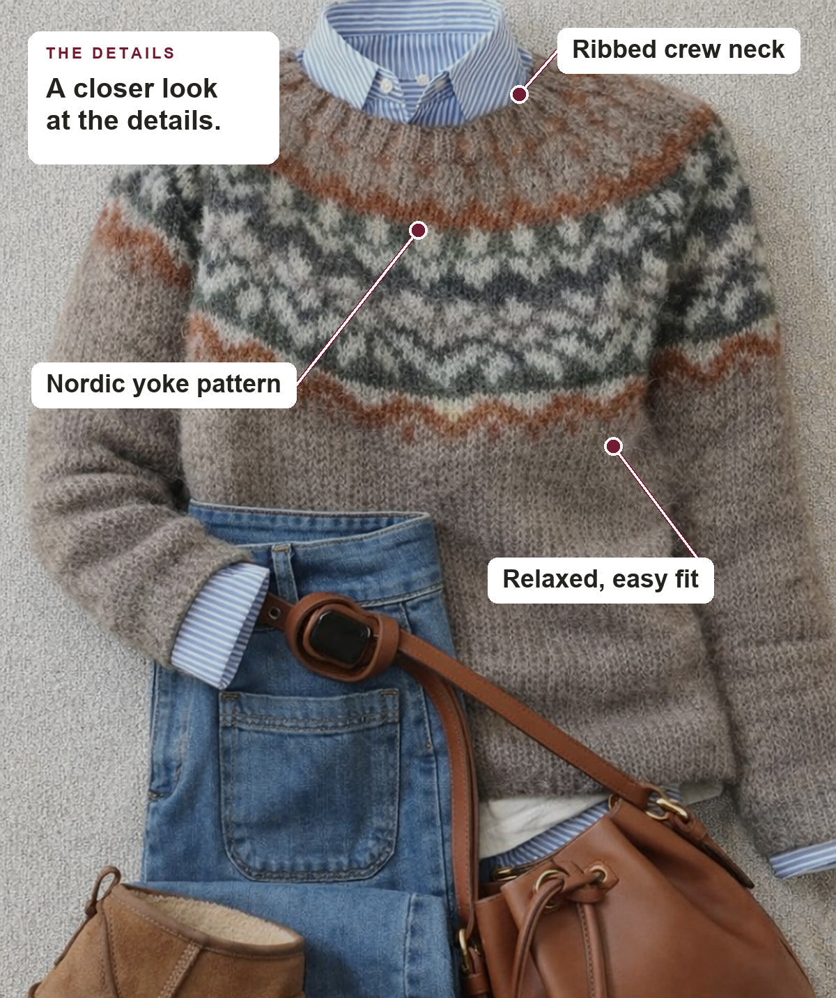 Colette - Nordic Knit Sweater