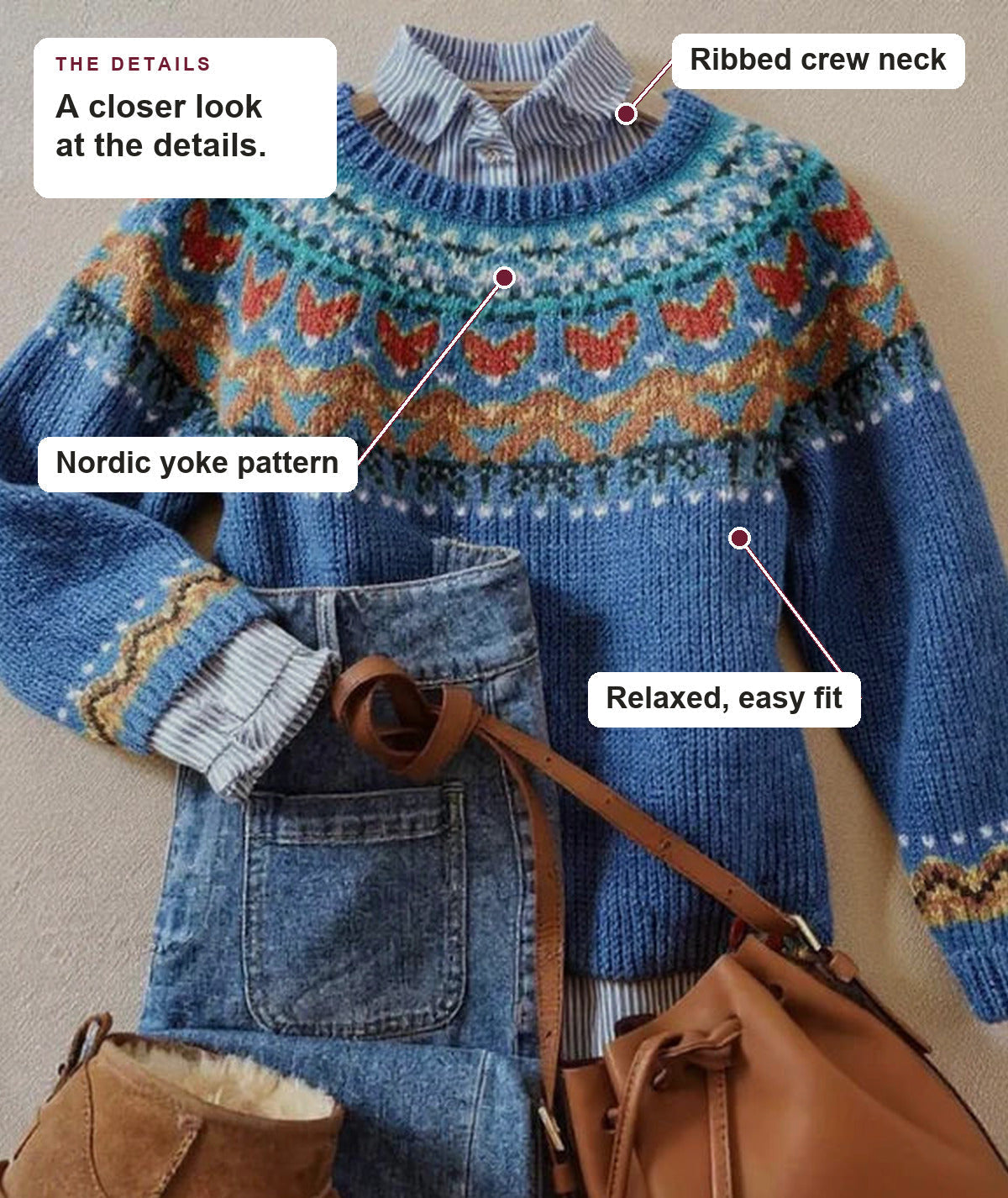 Dahlia - Nordic Knit Sweater