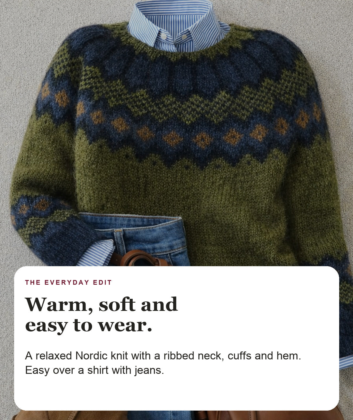 Emily - Nordic Knit Sweater