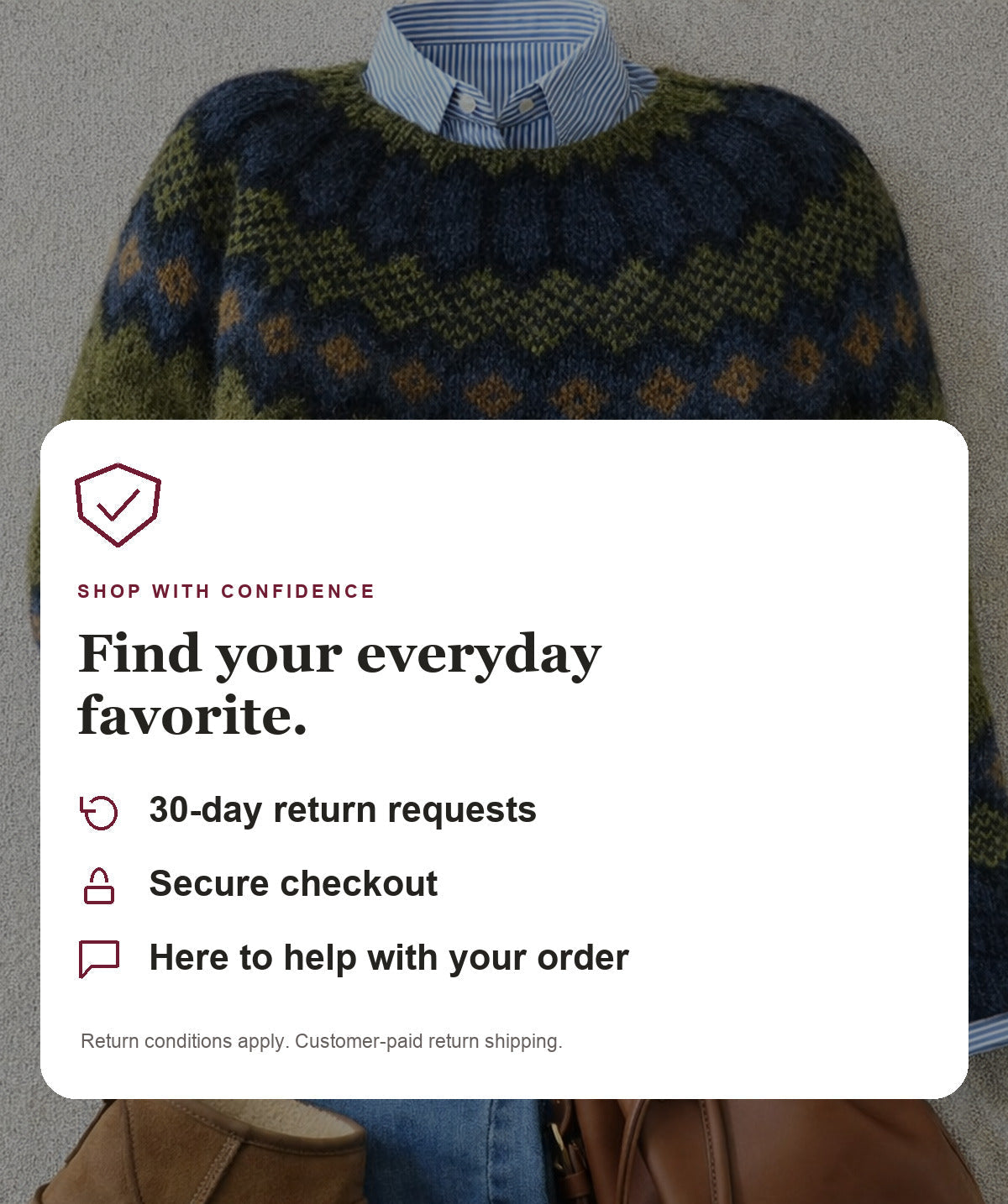 Emily - Nordic Knit Sweater